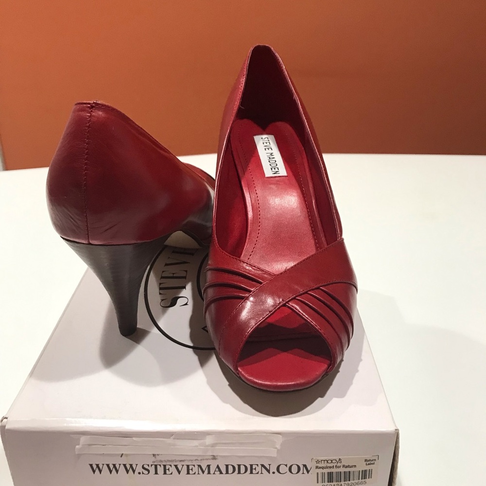 🍏🍏 NWT STEVEN MADDEN All Leather Shoes, 10M
